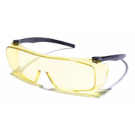 Apsauginiai akiniai skirti nešioti ant medicininių akinių ZEKLER 39 geltoni